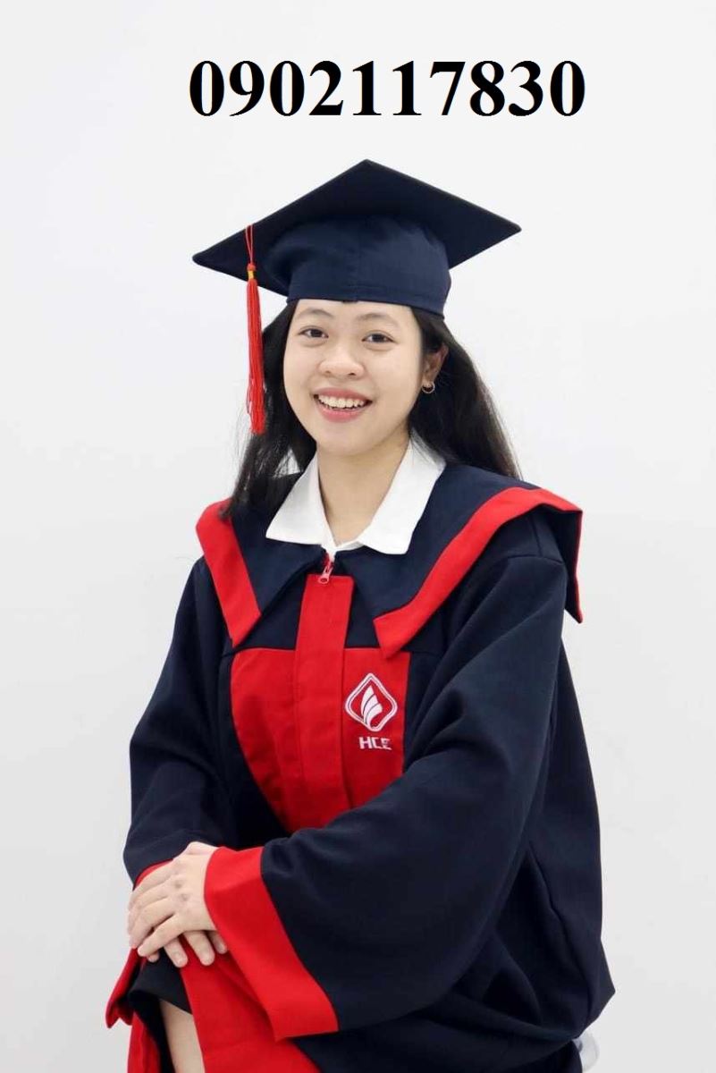 May lễ phục tốt nghiệp cho trường Cao Đẳng Công Nghệ HCM