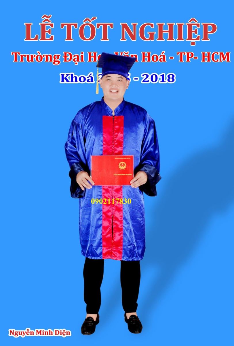 Lễ phục tốt nghiệp cấp 2