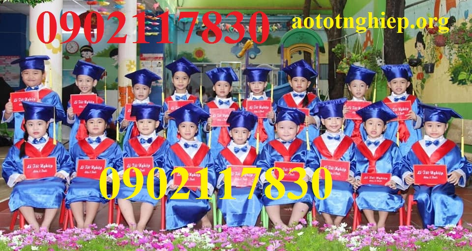 May lễ phục tốt nghiệp mầm non giá rẻ hcm
